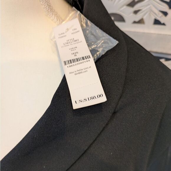 White House Black Market Charcoal Jumpsuit NWT Sz 8 - Picture 3 of 5